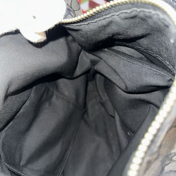 Coach Zip Top Tote with Field Plaid Print (Style F80028) - Picture 10 of 14